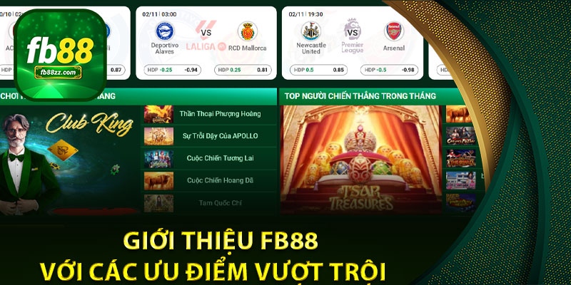 Giới thiệu FB88 với các ưu điểm vượt trội